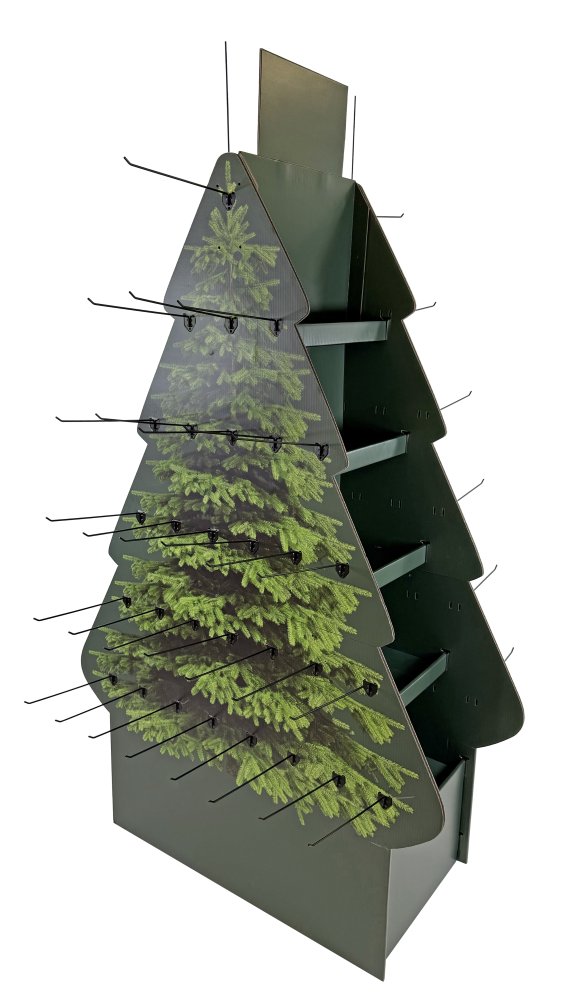 Дисплей для елки L, 60 крючков 207 см