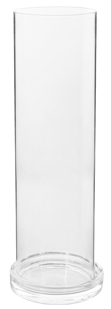 Стеклянная тарелка с цилиндром наверху, диаметр 12, высота 41 см.
