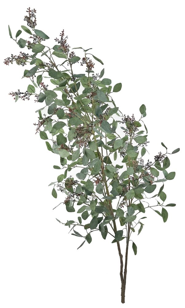 Искусственная ветка эвкалипта с семенами, 190 см