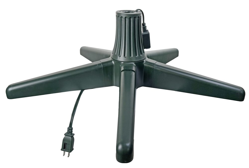 Подставка для рождественской елки вращающаяся, США, до 35 кг и 2,4 м, зеленая