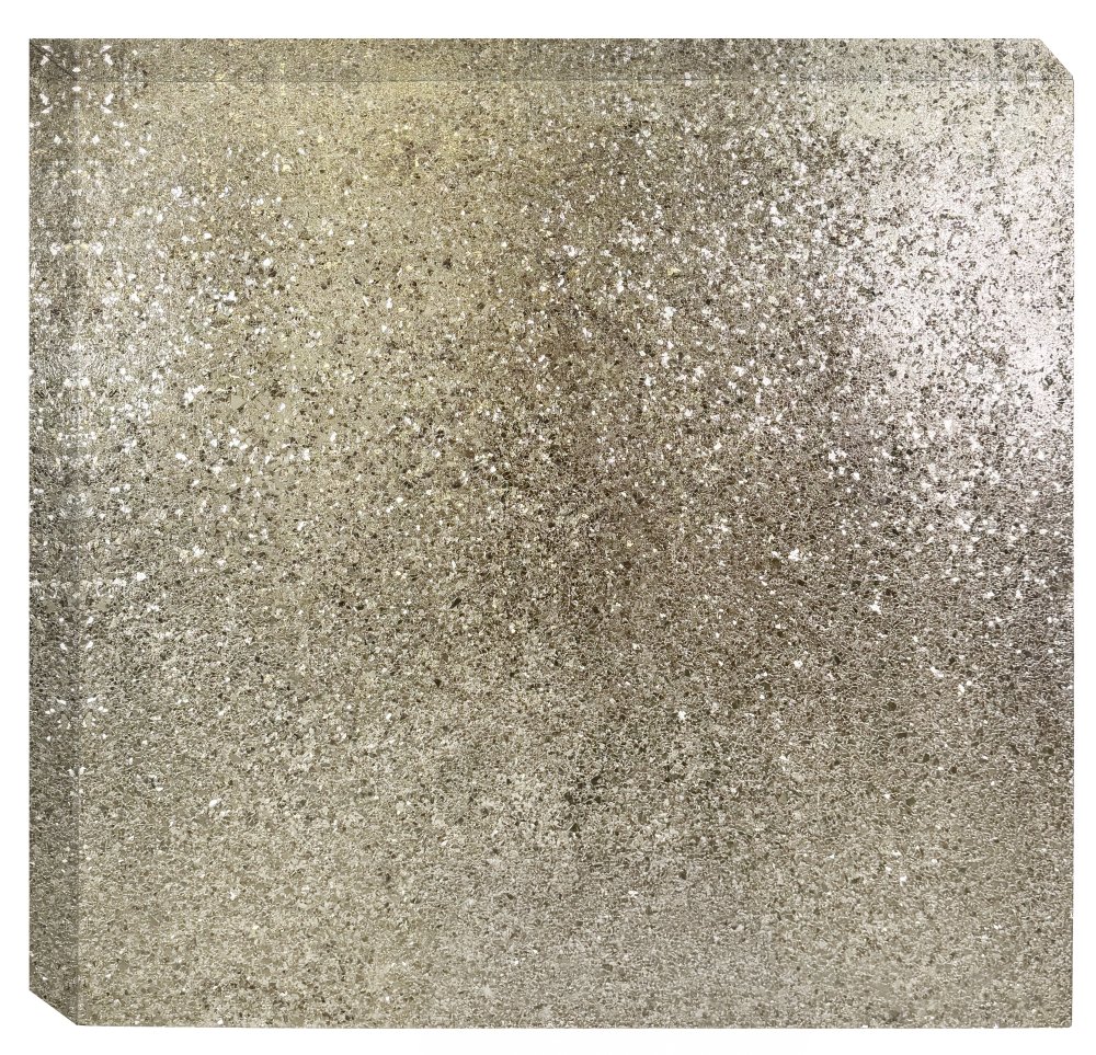 Панно с блестками, серебро 100х100 см.