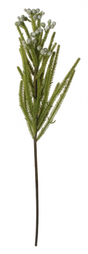 Искусственное растение Бразилия, стебель с маленькими ягодами, 55 см