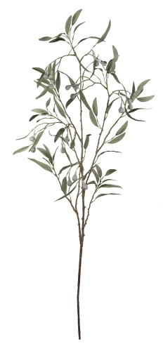 Искусственная ветка эвкалипта с ягодами, 120 см