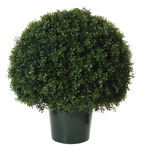 Искусственный самшитовый шар в горшке, 70 см