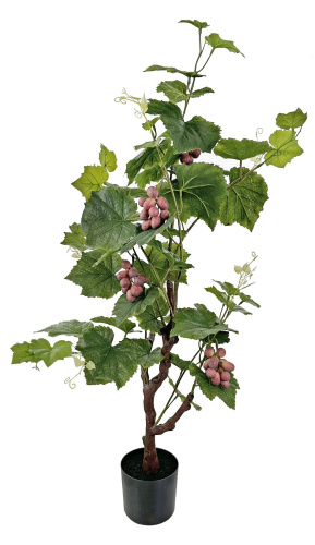 Искусственный виноград в горшке, 95 см