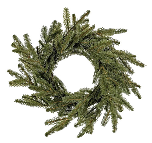 Еловый венок зеленый 45 см