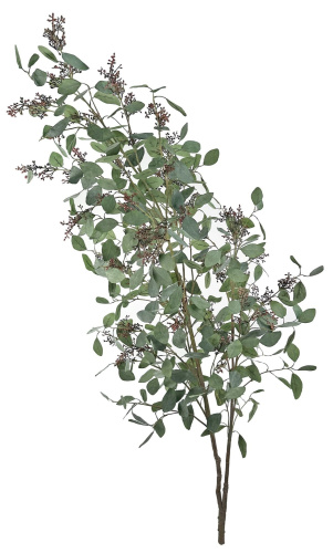Искусственная ветка эвкалипта с семенами, 190 см